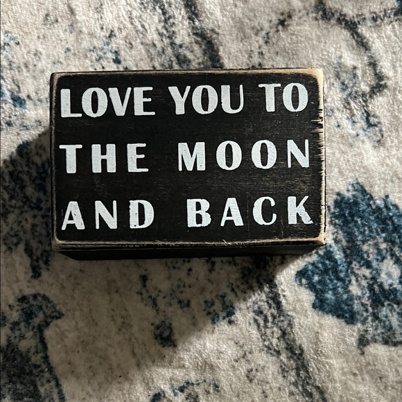 Love You to the Moon and Back Sign - Picture 1 of 4